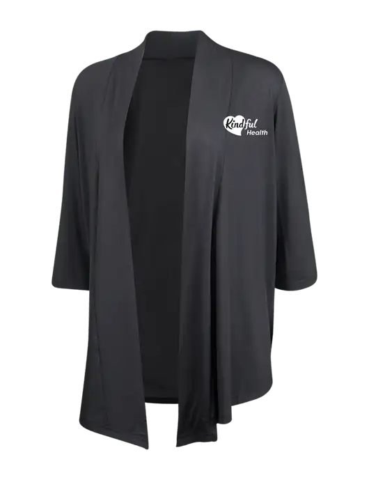 Grey Smoke Womens Concept Shrug w/Kindful Health Logo