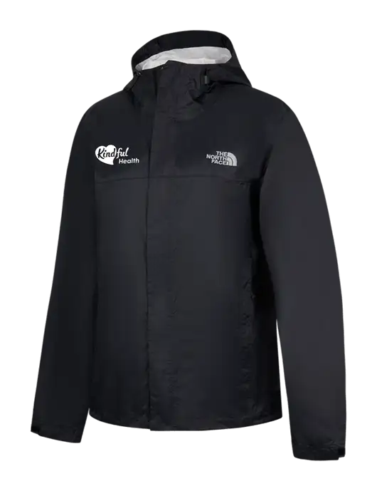The North Face Black DryVent Rain Jacket w/Kindful Health Logo