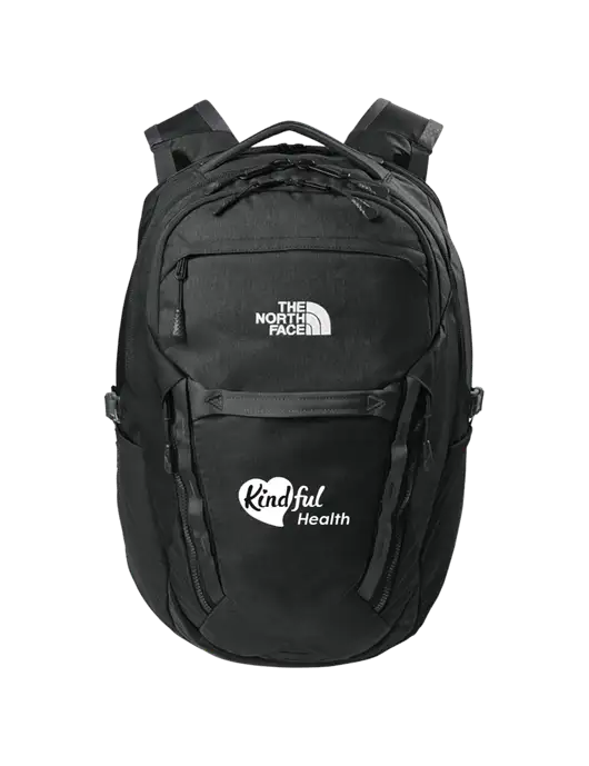 The North Face 31L Royal Arch Black Backpack w/Kindful Health Logo