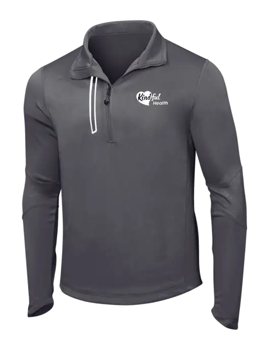 OGIO Gear Grey Endurance Fulcrum 1/4 Zip w/Kindful Health Logo