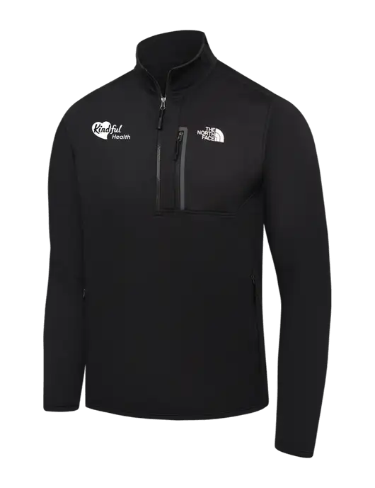 The North Face Black Skyline 1/2-Zip Fleece w/Kindful Health Logo