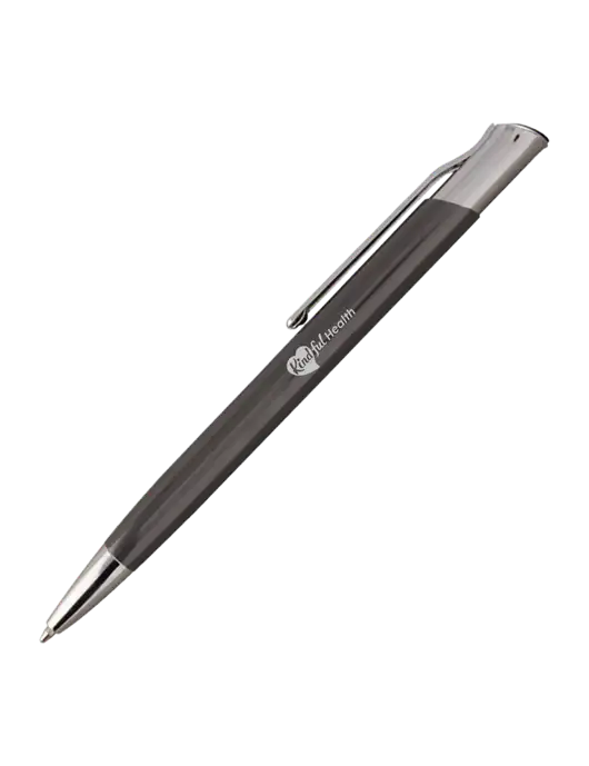 San Malo Gunmetal Pen - Black Ink w/Kindful Health Logo