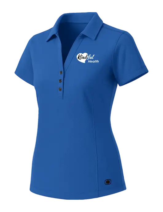 OGIO Womens Royal Blue ONYX Polo w/Kindful Health Logo