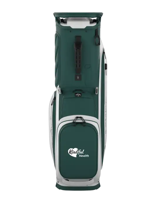 Callaway Fairway 14 Dark Green/White Golf Bag w/Kindful Health Logo