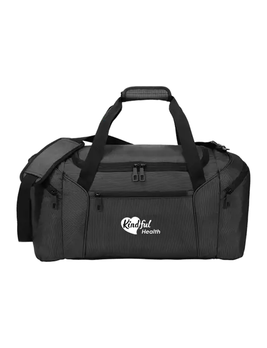 Slim & Lite Dark Grey Duffel    w/Kindful Health Logo