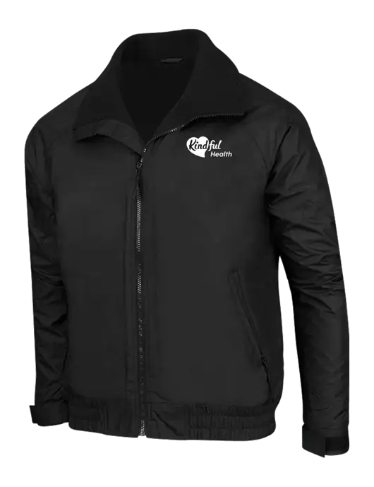 True Black/True Black Classic Competitor Jacket w/Kindful Health Logo