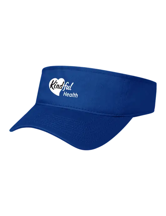 Royal Cap Visor w/Kindful Health Logo