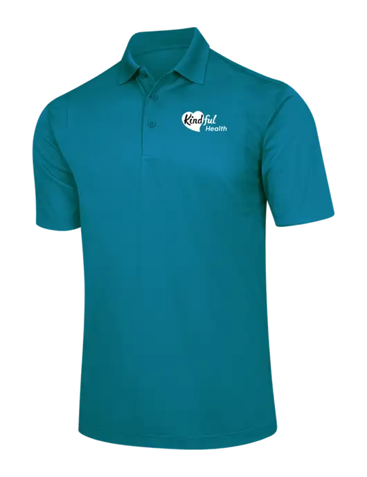 Dark Sapphire Micropique Sport-Wick Polo w/Kindful Health Logo