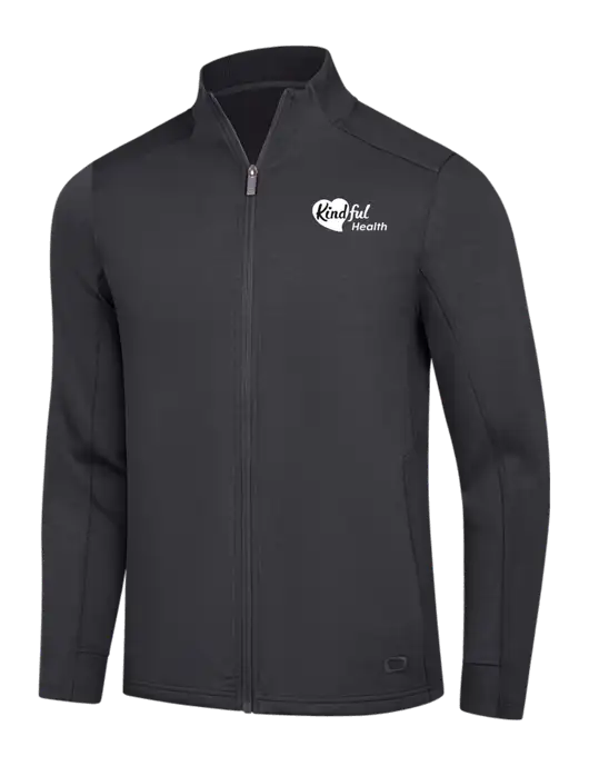 OGIO Dark Grey Transcend Full-Zip w/Kindful Health Logo