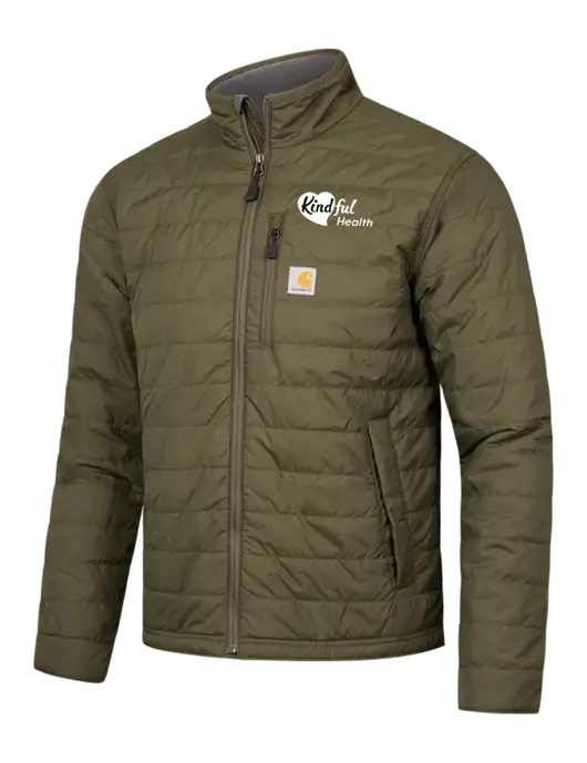 Carhartt Dark Olive Gilliam Jacket w/Kindful Health Logo