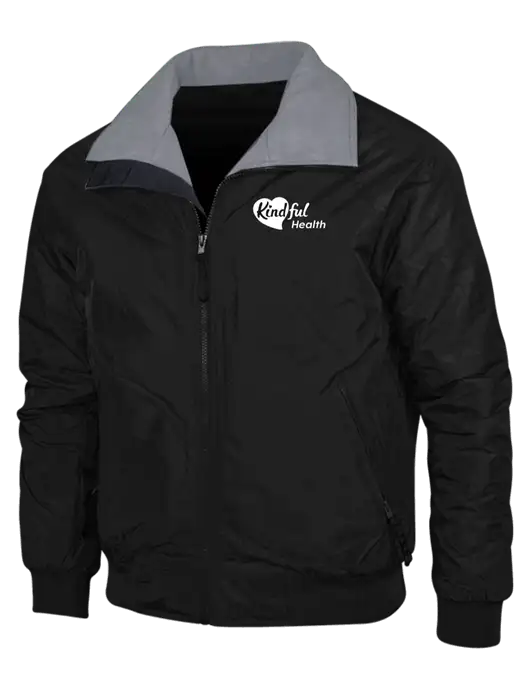 Black/Grey Classic Challenger Jacket w/Kindful Health Logo