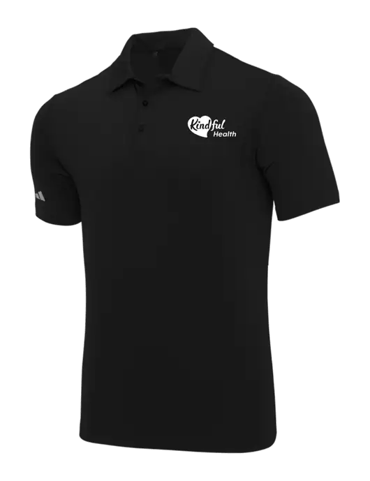 Adidas Black Ultimate Solid Polo w/Kindful Health Logo