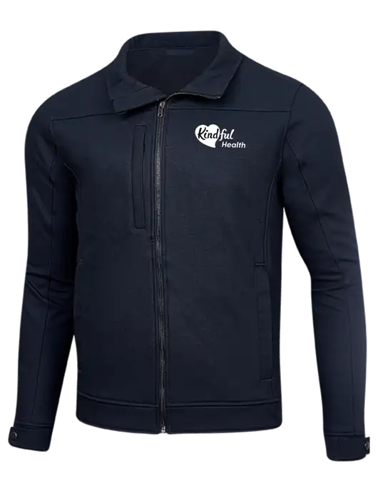 Cornerstone Navy Duck Bonded Soft Shell Jacket w/Kindful Health Logo
