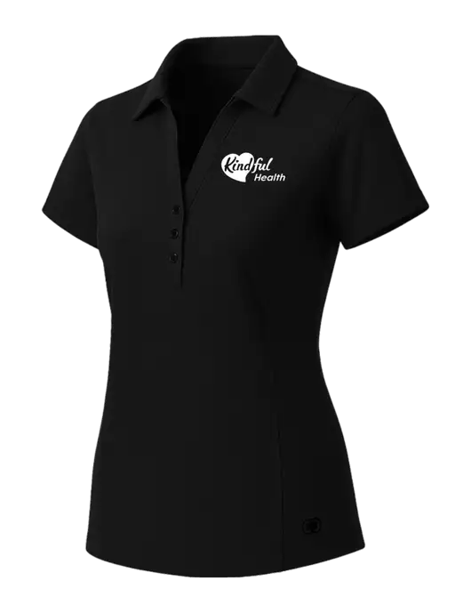 OGIO Womens Blacktop ONYX Polo w/Kindful Health Logo