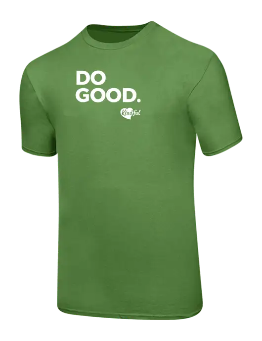 Ring Spun Light Olive 4.5 oz T-Shirt w/Do Good. Logo