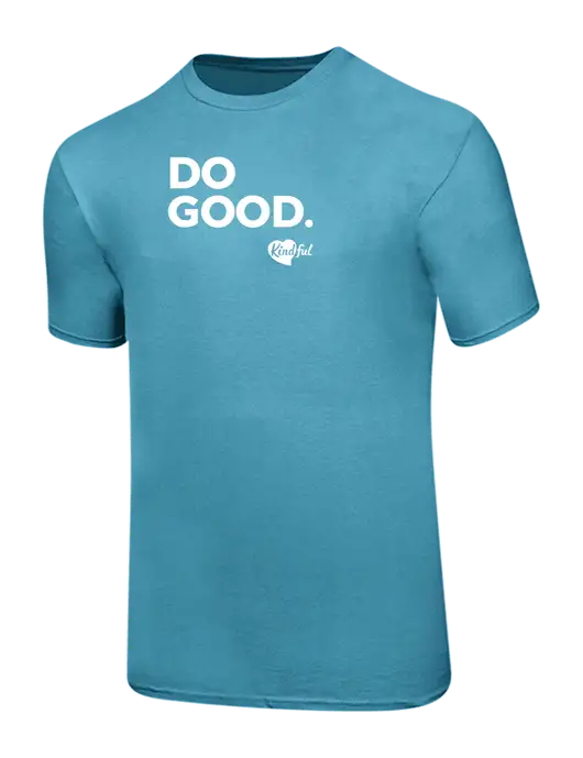 Ring Spun Light Sapphire 4.5 oz T-Shirt w/Do Good. Logo