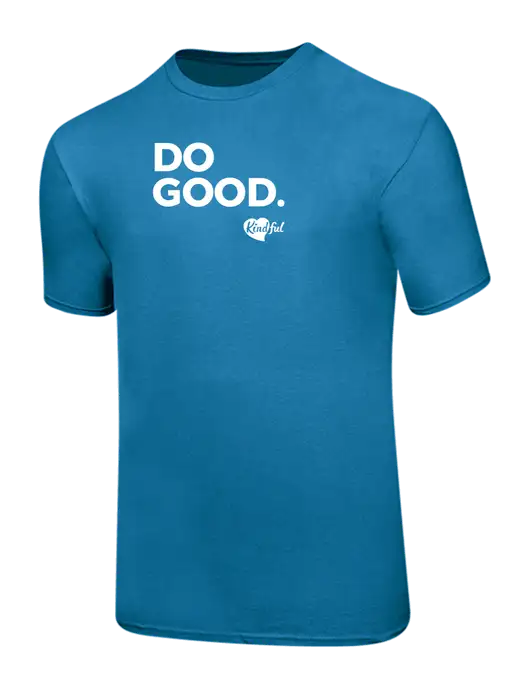 Ring Spun Sapphire 4.5 oz T-Shirt w/Do Good. Logo