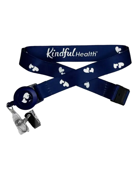 Kindful Health Dye Sub Lanyard w/Badge Reel
